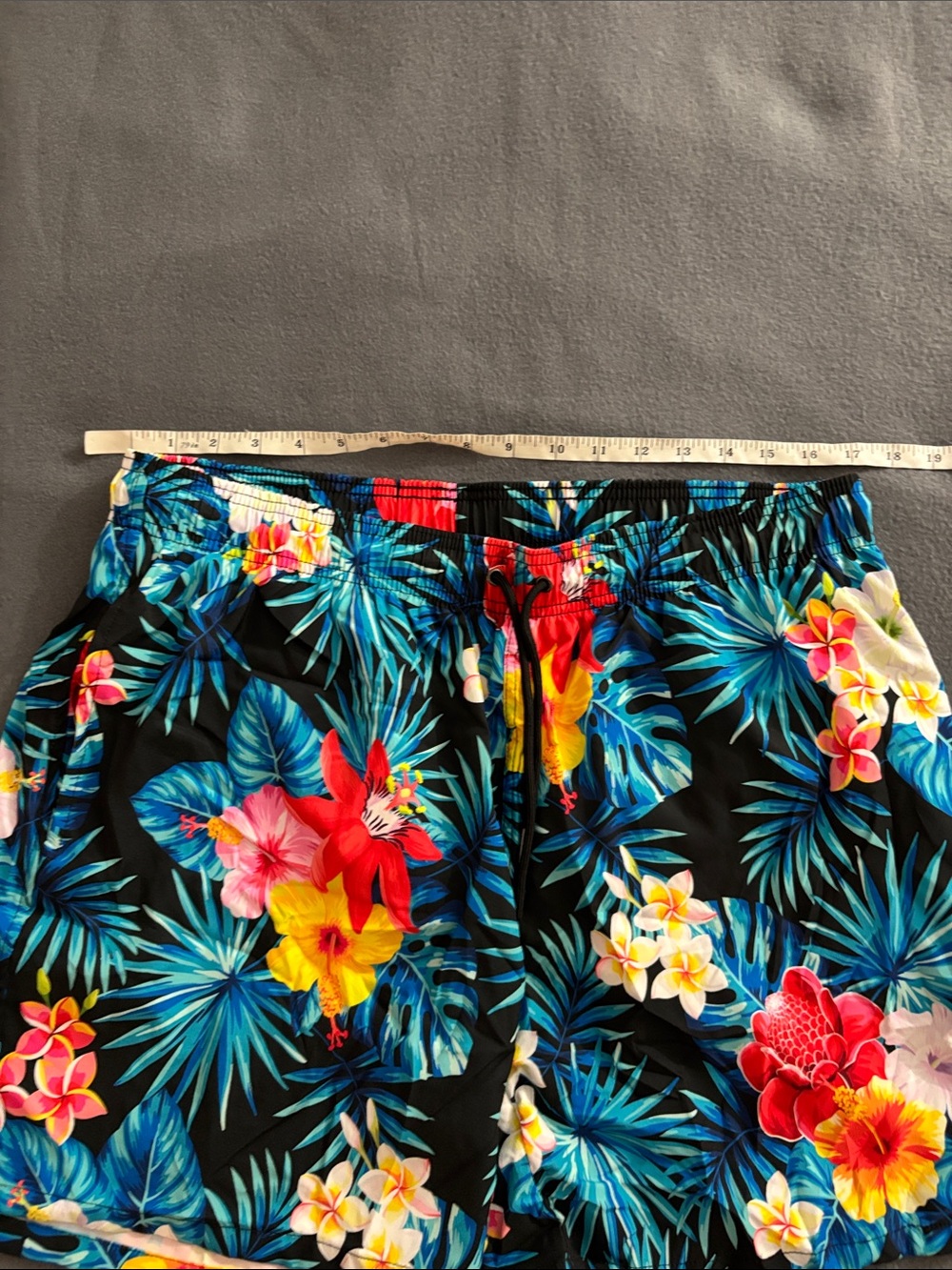 EUOW Tropical Hawaiian Shirt & Swim Trunks Set Floral Men’s XXL NWT - Picture 3 of 13